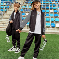 Спортивный костюм для девочек FN Dynamic Kids Girls (Black/Grey) - Спортивный костюм для девочек FN Dynamic Kids Girls (Black/Grey)