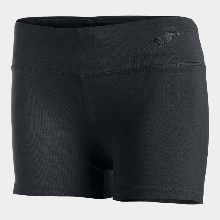 Женские леггинсы короткие JOMA COMBI COTTON Черный