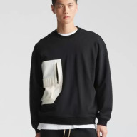 Свитшот KELME Round Neck Sweater Black - Свитшот KELME Round Neck Sweater Black