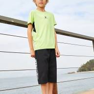 Детские бриджи KELME Woven Cropped Trousers Black - Детские бриджи KELME Woven Cropped Trousers Black