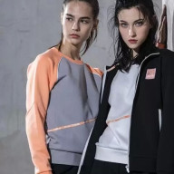 Свитшот KELME Pullover Sweater (Grey/Orange) - Свитшот KELME Pullover Sweater (Grey/Orange)