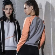 Свитшот KELME Pullover Sweater (Grey/Orange) - Свитшот KELME Pullover Sweater (Grey/Orange)