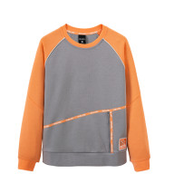 Свитшот KELME Pullover Sweater (Grey/Orange) - Свитшот KELME Pullover Sweater (Grey/Orange)