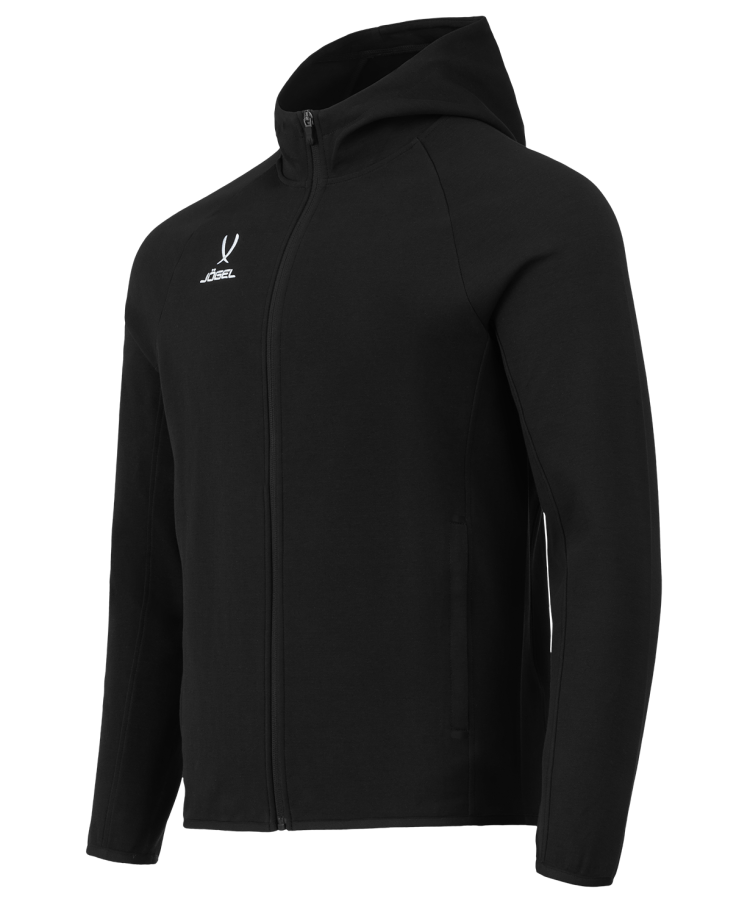 downloaded from prime-sport.ru Худи на молнии ESSENTIAL Athlete Hooded FZ Jacket, черный
