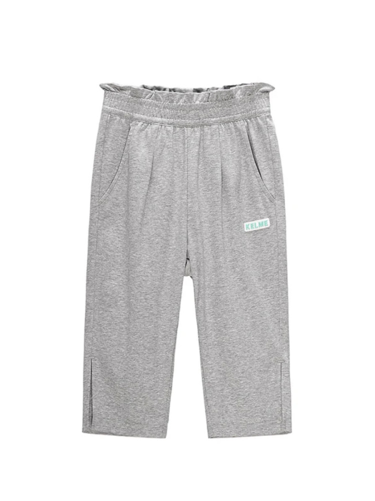 Детские бриджи KELME Knitted Cropped Pants Grey