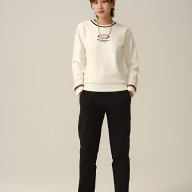 Свитшот KELME Round Neck Sweater White - Свитшот KELME Round Neck Sweater White