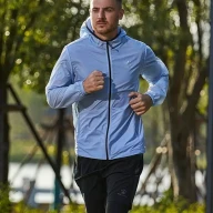 Ветровка KELME Thin Trench Coat Light Blue - Ветровка KELME Thin Trench Coat Light Blue
