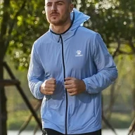 Ветровка KELME Thin Trench Coat Light Blue - Ветровка KELME Thin Trench Coat Light Blue