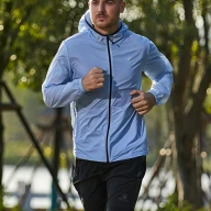 Ветровка KELME Thin Trench Coat Light Blue - Ветровка KELME Thin Trench Coat Light Blue
