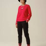 Свитшот KELME Round Neck Sweater Red - Свитшот KELME Round Neck Sweater Red
