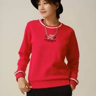 Свитшот KELME Round Neck Sweater Red - Свитшот KELME Round Neck Sweater Red