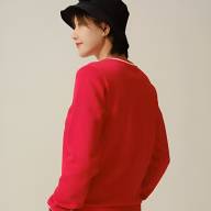 Свитшот KELME Round Neck Sweater Red - Свитшот KELME Round Neck Sweater Red