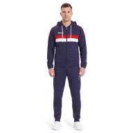 Костюм спорт. муж. с капюш. MIKASA MT550/701-083-L, р. L, 100% полиэстер, темносине-белый - Костюм спорт. муж. с капюш. MIKASA MT550/701-083-L, р. L, 100% полиэстер, темносине-белый