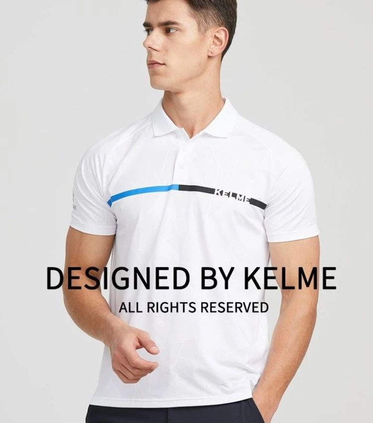 Футболка-поло KELME Short Sleeve Polo Shirt White