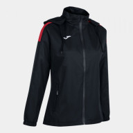 Женский дождевик JOMA ALASKA Черный-красный - Женский дождевик JOMA ALASKA Черный-красный