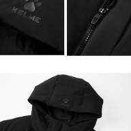 Демисезонная куртка KELME Short Hooded Down Jacket Black - Демисезонная куртка KELME Short Hooded Down Jacket Black