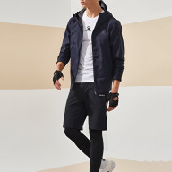 Ветровка KELME Woven Hooded Jacket Dark Blue - Ветровка KELME Woven Hooded Jacket Dark Blue
