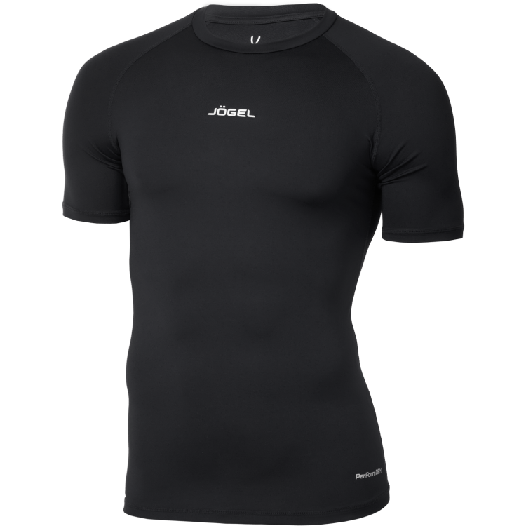 Футболка компрессионная с коротким рукавом JÖGEL CAMP PerFormDRY Baselayer SS Tee, черный Футболка компрессионная с коротким рукавом JÖGEL CAMP PerFormDRY Baselayer SS Tee, черный
