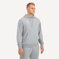 Худи ESSENTIAL Cotton Hoodie, серый меланж - downloaded from prime-sport.ru