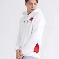 Худи KELME Men's Hooded Sweater White - Худи KELME Men's Hooded Sweater White