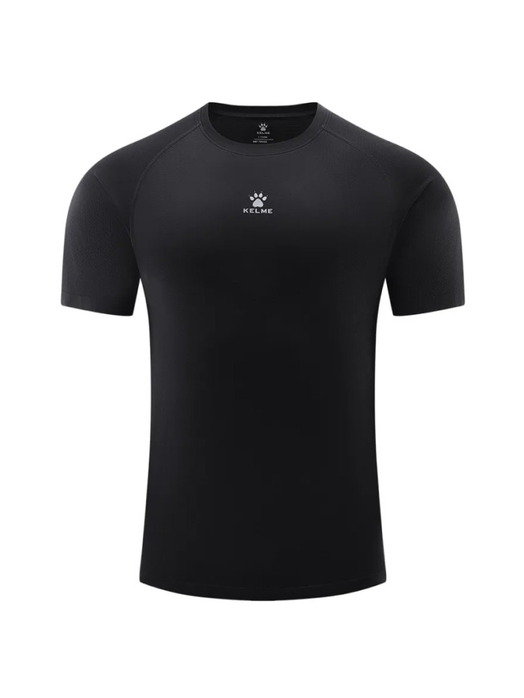 Термобелье (верх) KELME Lightweight Compression Short-sleeved Shirt Black