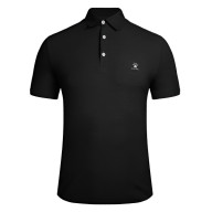 Футболка-поло KELME Short Sleeve Polo Shirt Black - Футболка-поло KELME Short Sleeve Polo Shirt Black