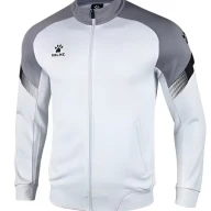 Олимпийка KELME Knitted Jacket (White/Grey) - Олимпийка KELME Knitted Jacket (White/Grey)