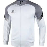 Олимпийка KELME Knitted Jacket (White/Grey) - Олимпийка KELME Knitted Jacket (White/Grey)