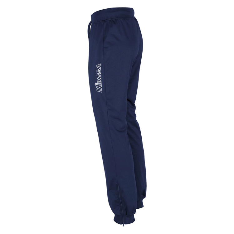 Брюки трен. жен. MIKASA MT751-036-XL, р.XL, 100% полиэстер, темно-синий