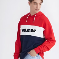 Худи KELME Men's Hooded Sweater (Red/Dark Blue) - Худи KELME Men's Hooded Sweater (Red/Dark Blue)