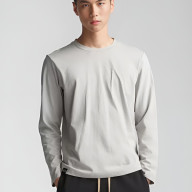 Лонгслив KELME Round Neck Length T Grey - Лонгслив KELME Round Neck Length T Grey