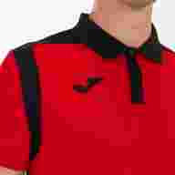 Поло JOMA CHAMPIONSHIP V Красный-черный - Поло JOMA CHAMPIONSHIP V Красный-черный