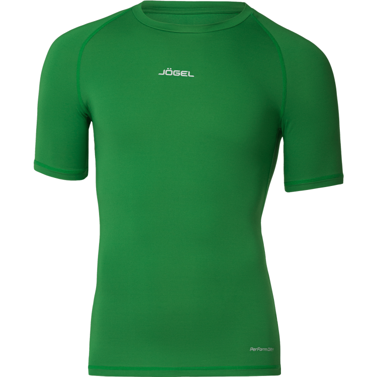 Футболка компрессионная с коротким рукавом JÖGEL CAMP PerFormDRY Baselayer SS Tee, зеленый Футболка компрессионная с коротким рукавом JÖGEL CAMP PerFormDRY Baselayer SS Tee, зеленый