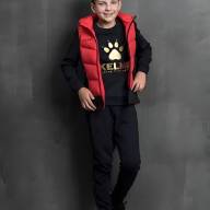 Детский жилет KELME Boys Down Vest Red - Детский жилет KELME Boys Down Vest Red