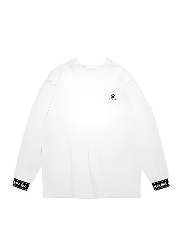 Лонгслив KELME Round Neck Long Sleeve T-shirt White
