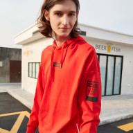 Худи KELME Men's Hooded Sweatshirt Red - Худи KELME Men's Hooded Sweatshirt Red