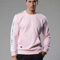 Свитшот KELME Men's Round Neck Sweater Pink - Свитшот KELME Men's Round Neck Sweater Pink