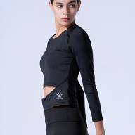 Лонглсив KELME Women's Long Sleeve T-Shirt Black - Лонглсив KELME Women's Long Sleeve T-Shirt Black