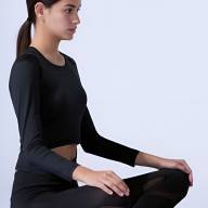 Лонглсив KELME Women's Long Sleeve T-Shirt Black - Лонглсив KELME Women's Long Sleeve T-Shirt Black