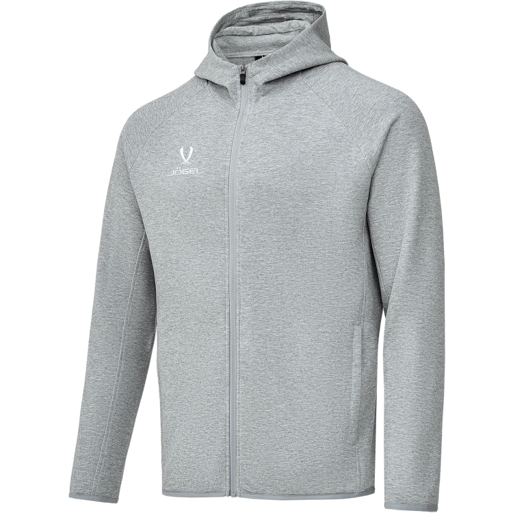 Худи на молнии JOGEL ESSENTIAL Athlete Hooded FZ Jacket, серый, детский