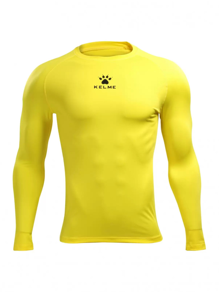 Детское термобелье (верх) KELME Tech Fit Long Sleeve (Thin) Gold