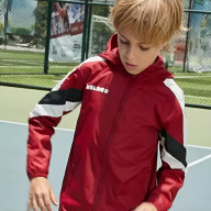 Детская ветровка KELME Windproof Rain Jacket (Kids) Red - Детская ветровка KELME Windproof Rain Jacket (Kids) Red