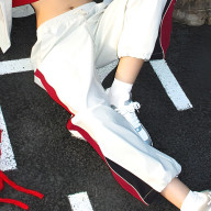 Брюки KELME Woven Wide-leg Pants Beige - Брюки KELME Woven Wide-leg Pants Beige