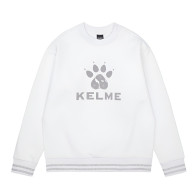 Свитшот KELME Round Neck Sweater White - Свитшот KELME Round Neck Sweater White