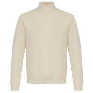 Свитшот на молнии 1/4 JOGEL 360 Soft Half Zip Sweatshirt, молочный - Свитшот на молнии 1/4 JOGEL 360 Soft Half Zip Sweatshirt, молочный