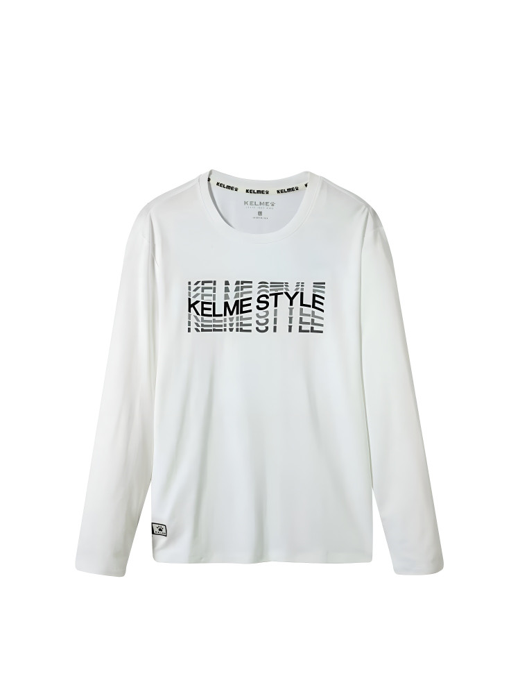 Лонгслив KELME Round Neck Long T White