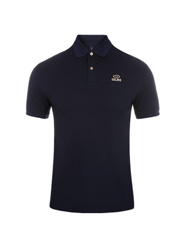 Футболка-поло KELME Short Sleeve Polo Shirt Dark Blue