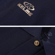 Футболка-поло KELME Short Sleeve Polo Shirt Dark Blue - Футболка-поло KELME Short Sleeve Polo Shirt Dark Blue