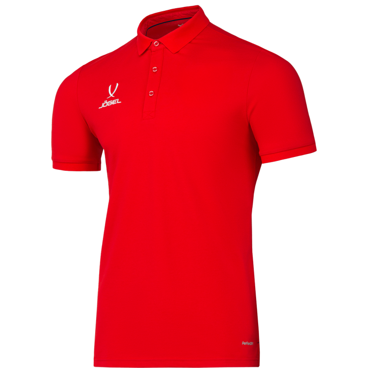 Поло JOGEL NATIONAL PerFormDRY Classic Polo CZ, красный