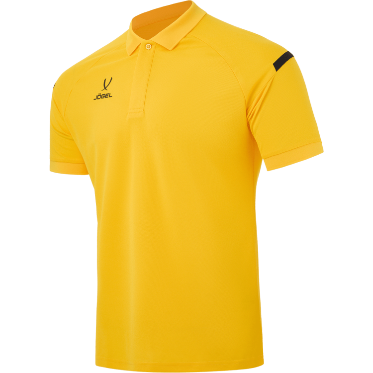 Поло JOGEL CAMP 2 Poly Polo, желтый/черный